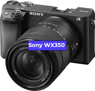 Ремонт фотоаппарата Sony WX350 в Краснодаре
